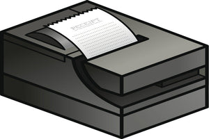 Illustration eines Epson T88V Bondruckers