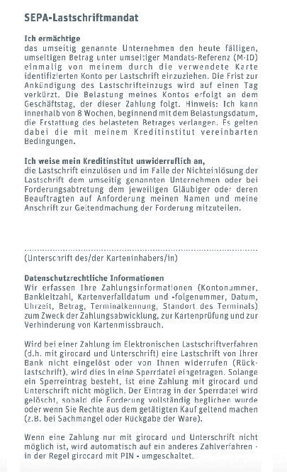 20 EC-Rollen 57x46x12, 25 m, mit SEPA Lastschrift-Aufdr. ohne Phenol (BPA,BPC,BPS)