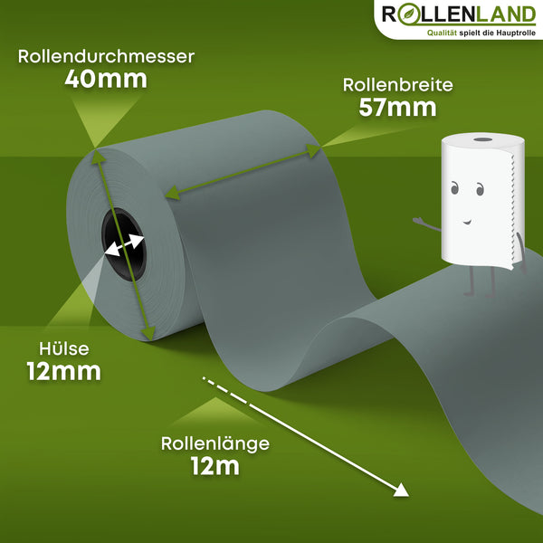 50 Blue4est Thermorollen 57x40x12, 15 m