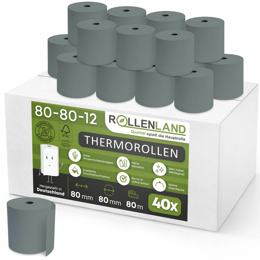 40 Blue4est Thermorollen 80x80x12, 80 m, 55g/qm