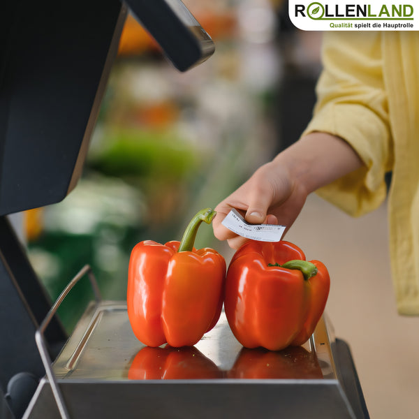 Thermoetiketten blanko 58x53x40, 47 m Lauflänge, 24 Rollen