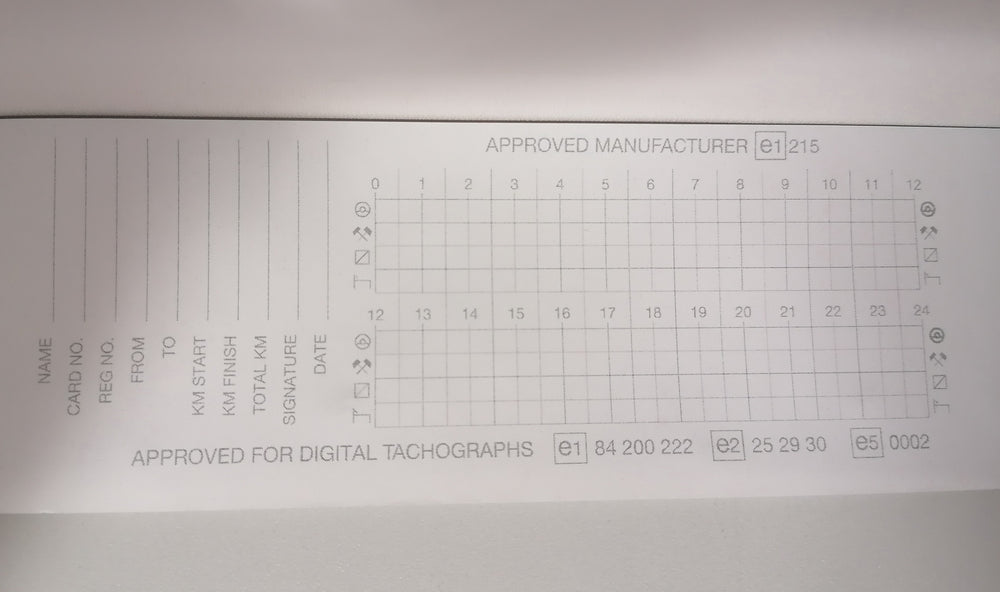 60 Tachografenrollen 57x28x8, 8 m, ohne Phenol (BPA,BPC,BPS)