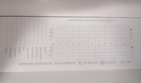 60 Tachografenrollen 57x28x8, 8 m, ohne Phenol (BPA,BPC,BPS)